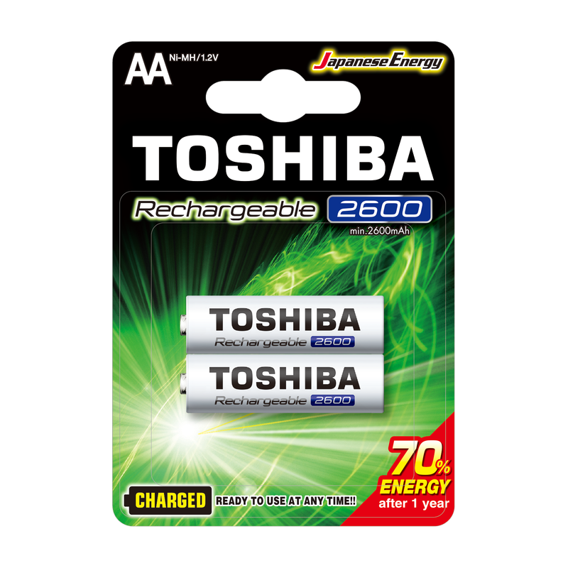 Toshiba 2600 Mah Ni MH AA Şarj Edilebilir 1.2 Volt Standart Kalem Pili