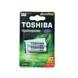Toshiba 2 Adet 950 Mah Ni MH AAA İnce Tip Şarj Edilebilir 1.2 Volt Kalem Pili